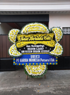 Papan Bunga Duka di Pondok Karya